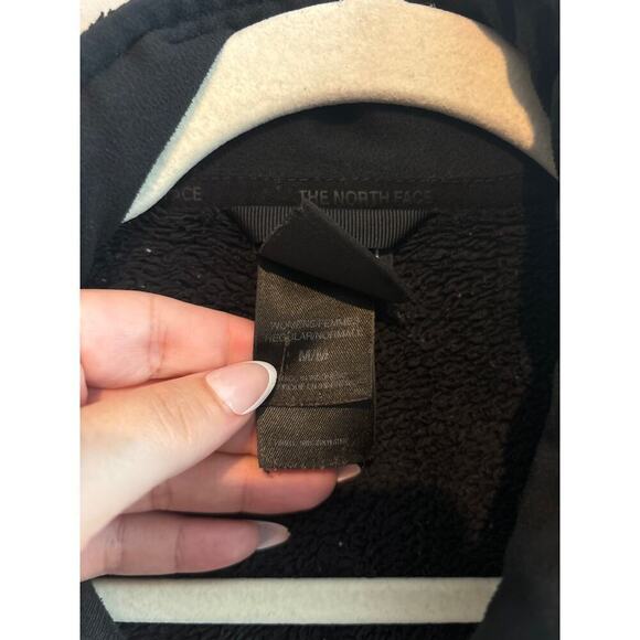 The North Face Full Zip Fleece/Sherpa Jacket Size Medium Black - Picture 2 of 6